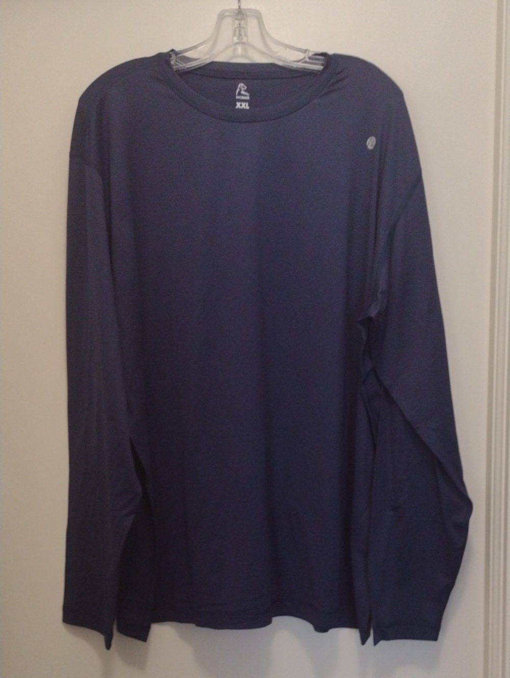 Rhoback Men's Navy Long Sleeve Performance T-Shirt (J1307)